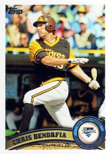 #US243 Chris Denorfia - San Diego Padres - 2011 Topps Update Baseball
