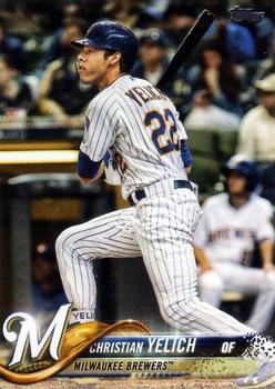 #US248a Christian Yelich - Milwaukee Brewers - 2018 Topps Update Baseball