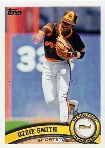 #US249b Ozzie Smith - San Diego Padres - 2011 Topps Update Baseball