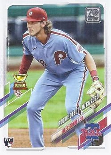 #US250 Alec Bohm - Philadelphia Phillies - 2021 Topps Update Baseball
