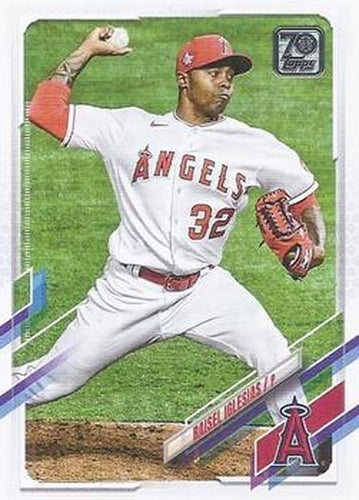 #US252 Raisel Iglesias - Los Angeles Angels - 2021 Topps Update Baseball