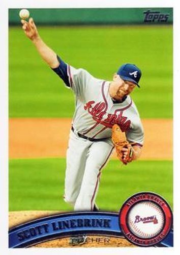 #US253 Scott Linebrink - Atlanta Braves - 2011 Topps Update Baseball