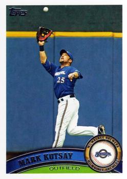 #US256 Mark Kotsay - Milwaukee Brewers - 2011 Topps Update Baseball