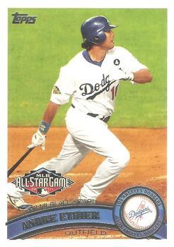 #US258a Andre Ethier - Los Angeles Dodgers - 2011 Topps Update Baseball