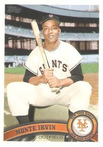 #US258b Monte Irvin - New York Giants - 2011 Topps Update Baseball