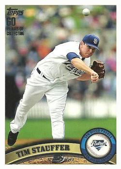 #US25 Tim Stauffer - San Diego Padres - 2011 Topps Update Baseball