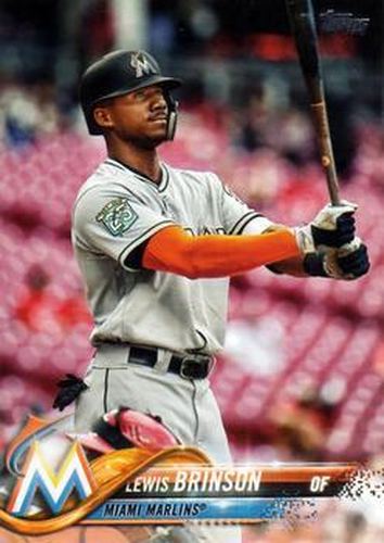 #US260 Lewis Brinson - Miami Marlins - 2018 Topps Update Baseball
