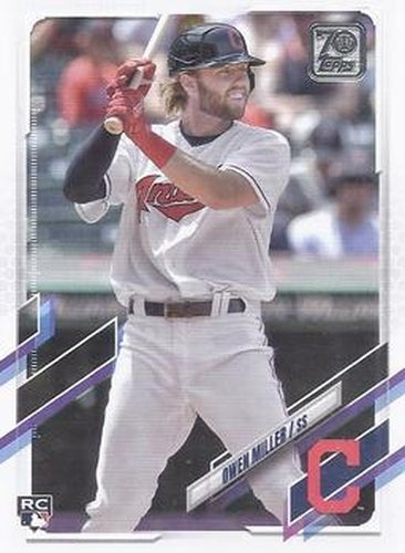 #US260 Owen Miller - Cleveland Indians - 2021 Topps Update Baseball