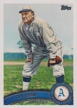 #US260b Ty Cobb - Philadelphia Athletics - 2011 Topps Update Baseball