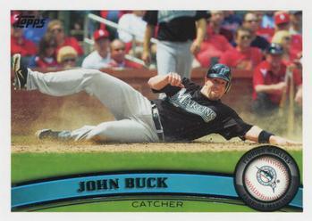 #US261 John Buck - Florida Marlins - 2011 Topps Update Baseball