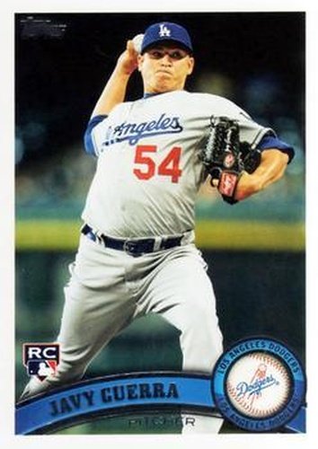#US262 Javy Guerra - Los Angeles Dodgers - 2011 Topps Update Baseball