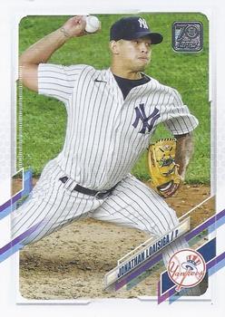 #US264 Jonathan Loaisiga - New York Yankees - 2021 Topps Update Baseball