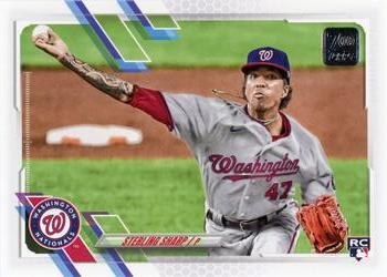#US266 Sterling Sharp - Washington Nationals - 2021 Topps Update Baseball