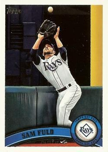 #US267 Sam Fuld - Tampa Bay Rays - 2011 Topps Update Baseball