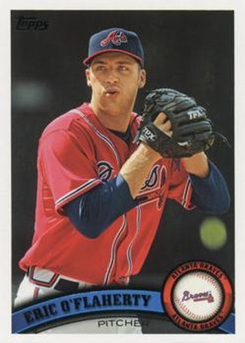 #US271 Eric O'Flaherty - Atlanta Braves - 2011 Topps Update Baseball