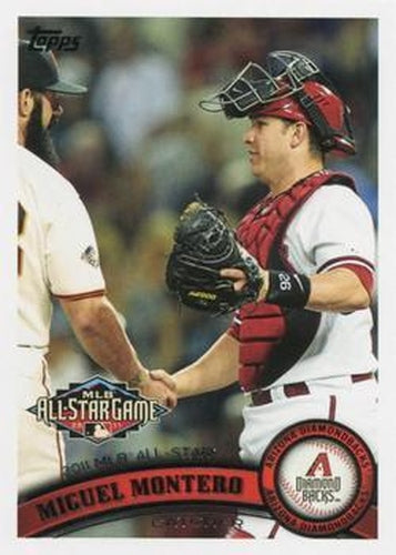 #US273 Miguel Montero - Arizona Diamondbacks - 2011 Topps Update Baseball