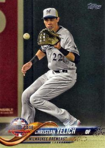#US27 Christian Yelich - Milwaukee Brewers - 2018 Topps Update Baseball