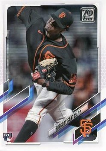 #US280 Gregory Santos - San Francisco Giants - 2021 Topps Update Baseball