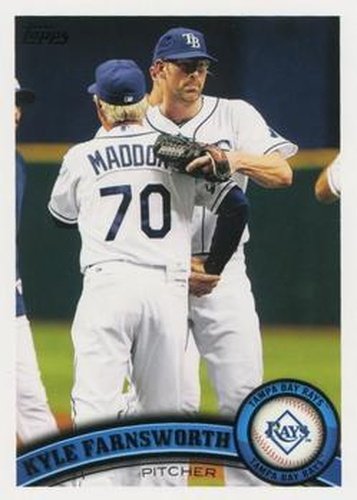 #US280 Kyle Farnsworth - Tampa Bay Rays - 2011 Topps Update Baseball