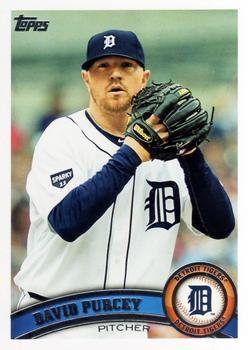 #US285 David Purcey - Detroit Tigers - 2011 Topps Update Baseball