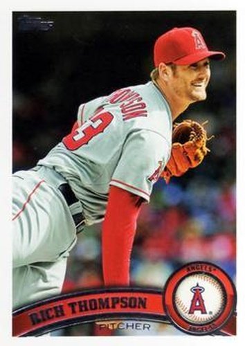 #US286 Rich Thompson - Los Angeles Angels - 2011 Topps Update Baseball