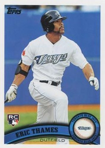 #US288 Eric Thames - Toronto Blue Jays - 2011 Topps Update Baseball