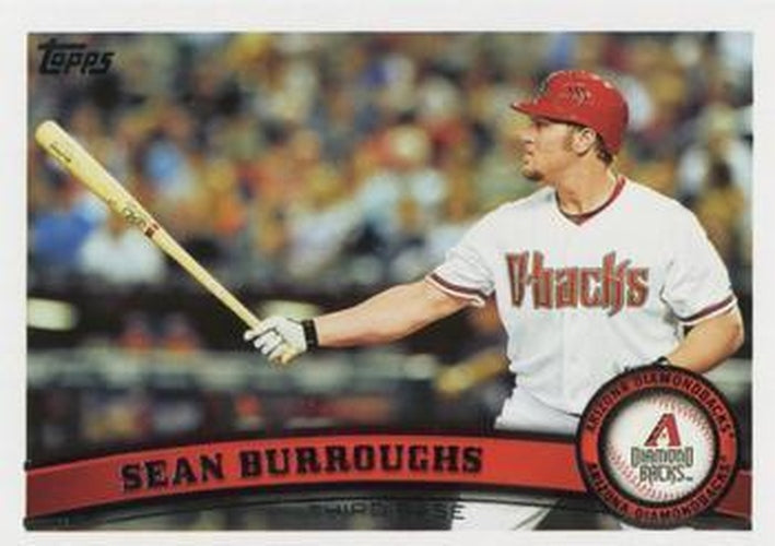 #US290 Sean Burroughs - Arizona Diamondbacks - 2011 Topps Update Baseball