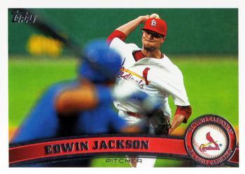 #US294 Edwin Jackson - St. Louis Cardinals - 2011 Topps Update Baseball