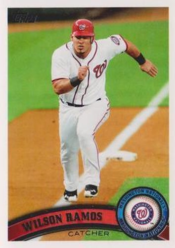 #US295 Wilson Ramos - Washington Nationals - 2011 Topps Update Baseball