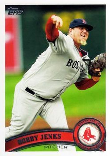 #US296 Bobby Jenks - Boston Red Sox - 2011 Topps Update Baseball
