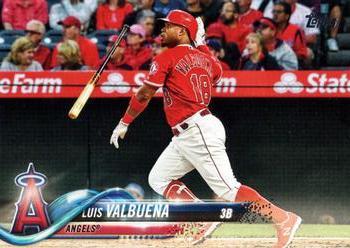 #US297 Luis Valbuena - Los Angeles Angels - 2018 Topps Update Baseball