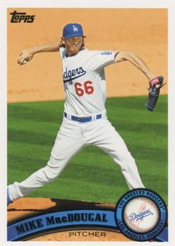 #US29 Mike MacDougal - Los Angeles Dodgers - 2011 Topps Update Baseball