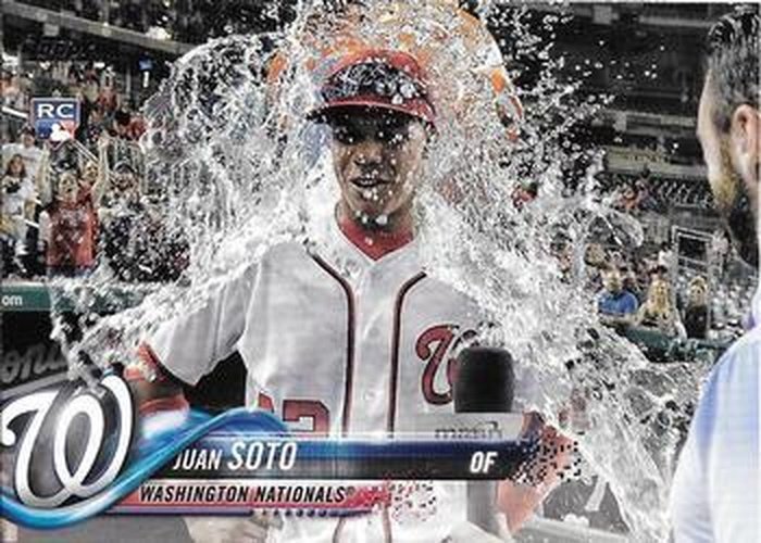 #US300c Juan Soto - Washington Nationals - 2018 Topps Update Baseball