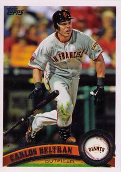 #US305 Carlos Beltran - San Francisco Giants - 2011 Topps Update Baseball