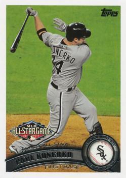 #US309a Paul Konerko - Chicago White Sox - 2011 Topps Update Baseball
