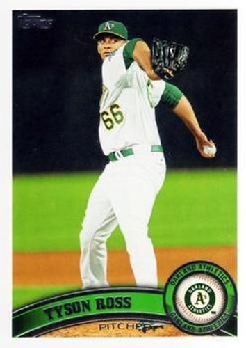 #US313 Tyson Ross - Oakland Athletics - 2011 Topps Update Baseball