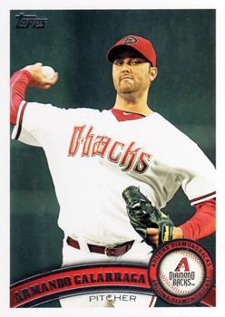 #US314 Armando Galarraga - Arizona Diamondbacks - 2011 Topps Update Baseball