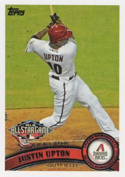 #US316 Justin Upton - Arizona Diamondbacks - 2011 Topps Update Baseball