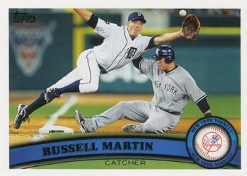 #US320 Russell Martin - New York Yankees - 2011 Topps Update Baseball