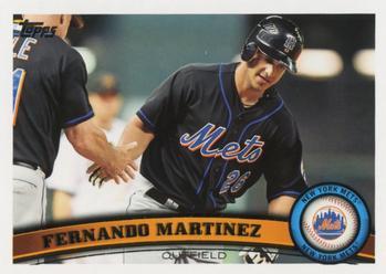 #US322 Fernando Martinez - New York Mets - 2011 Topps Update Baseball