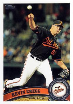 #US328 Kevin Gregg - Baltimore Orioles - 2011 Topps Update Baseball