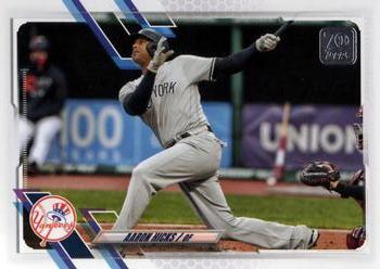 #US329 Aaron Hicks - New York Yankees - 2021 Topps Update Baseball