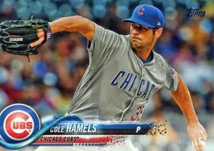 #US32 Cole Hamels - Chicago Cubs - 2018 Topps Update Baseball