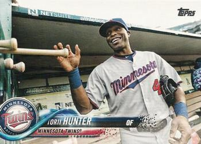 #US38b Torii Hunter - Minnesota Twins - 2018 Topps Update Baseball