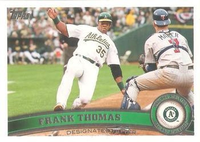 #US42b Frank Thomas - Oakland Athletics - 2011 Topps Update Baseball