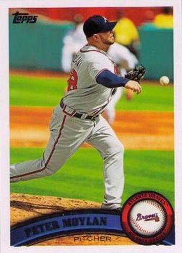 #US45 Peter Moylan - Atlanta Braves - 2011 Topps Update Baseball