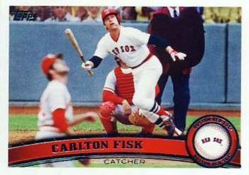 #US4b Carlton Fisk - Boston Red Sox - 2011 Topps Update Baseball
