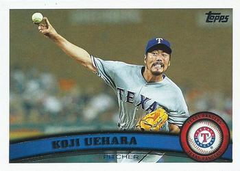 #US53 Koji Uehara - Texas Rangers - 2011 Topps Update Baseball