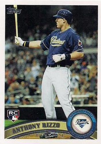 #US55 Anthony Rizzo - San Diego Padres - 2011 Topps Update Baseball