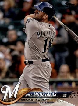 #US55 Mike Moustakas - Milwaukee Brewers - 2018 Topps Update Baseball